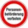 verbodsbord,Personentransport verboden,PVC,Ø 200mm