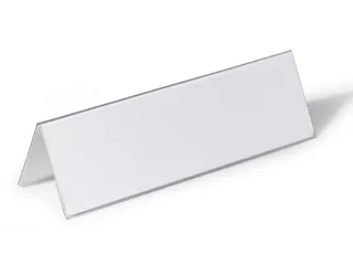 Tafelnaambord Durable 8053 105x297mm transparant - 2