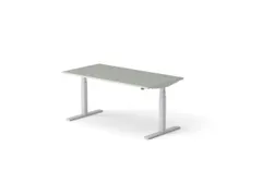 Elektrisch ihv bureau HxBxD 640-1300x1600x800mm blad grijs