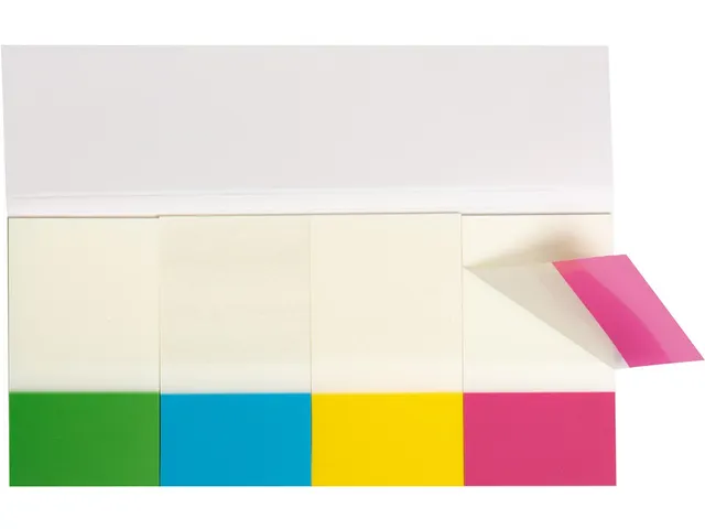 Quick Tabs 25x45mm 4 Kleuren 40 Tabs Per Kleur