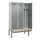 locker met bank,voor scheiding van kleding,HxBxD 2120x1200x815mm,3vak