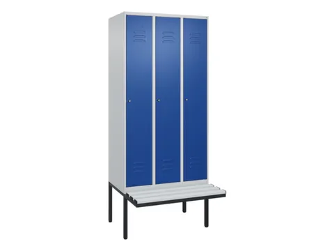 locker voor scheiding van kleding,HxBxD 2120x900x815mm,3vak