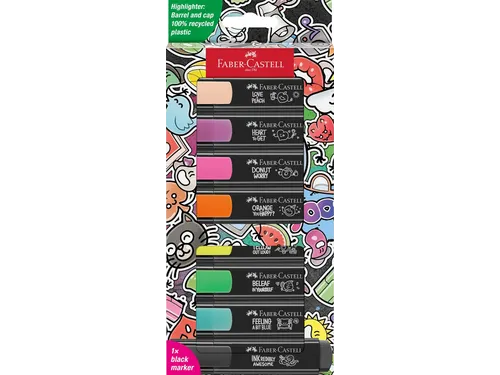 Markeerstiften Faber-Castell 46 Graffiti 8 stuks in karton etui