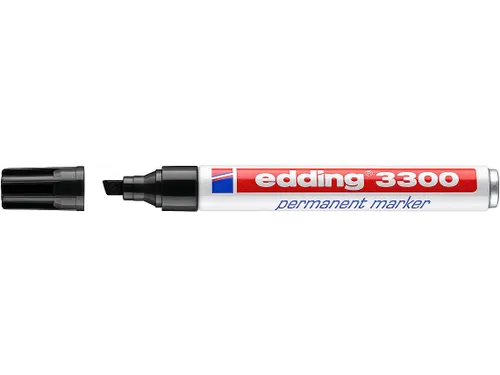 Viltstift Edding 3300 Schuin Zwart 1-5mm