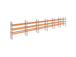 palletstelling,basis+5xaanbouw,HxBxD 3990x22300x1100mm,vakl. 3400kg