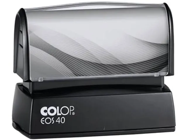 EOS 40 Xpress stempel zwart 6regels