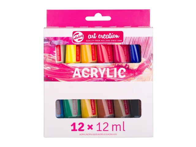 Acrylverf Talens Art Creation 12ml set à 12 kleuren