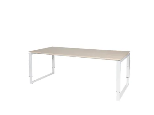 Domino Plus Bureau Hoogte Verstelbaar 2000x900mm Robson Eiken Wit