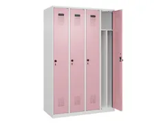 locker voor scheiding van kleding,HxBxD 1850x1200x500mm,4vak