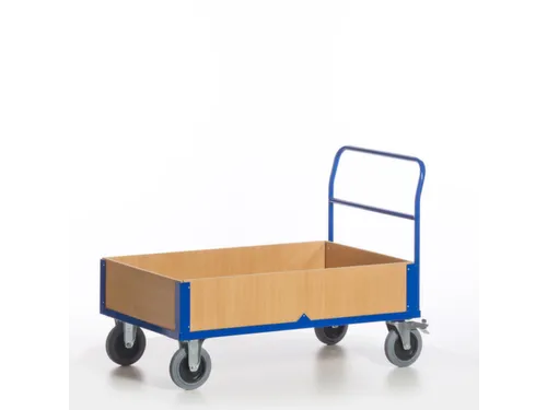 boordwandwagen,draagverm. 600kg,laadvl. LxB 1200x770mm,houtplaat