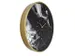 Wandklok NeXtime Marble Duo 48cm goud metaal