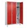 locker,HxBxD 1950x1200x500mm,3vak,vak B 400mm,draaigrendel,voeten