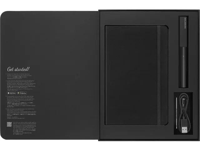 Smart Writing Moleskine set Pen + Smart Notebook large 130x210mm lign