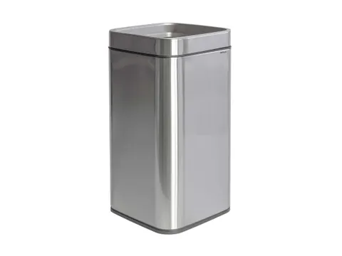 9502594 Afvalbak MAULprime 25L edelstaal 25.1x25.1x49.2cm zilver