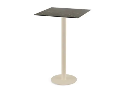 statafel,HxBxD 1090x700x700mm,rechthoekig,schotelvoet zandkleuren