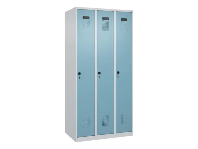 locker voor scheiding van kleding,HxBxD 1850x900x500mm,3vak