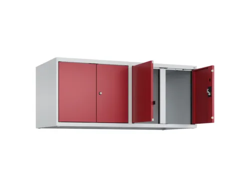 opzetkast,v. locker voor scheiding van kleding,4vak.,vak B 300mm