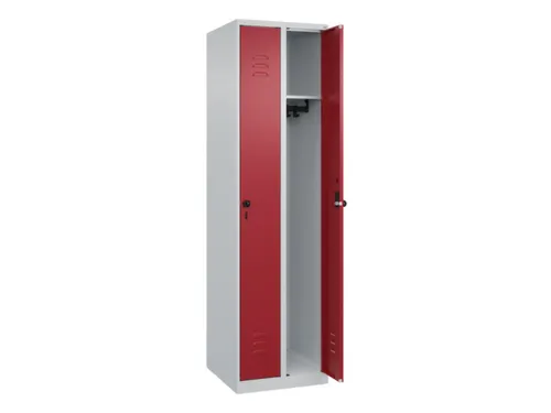 locker,HxBxD 1850x500x500mm,2vak,vak B 250mm,draaigrendel