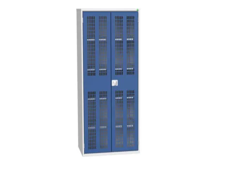 universele kast,HxBxD 2000x800x550mm,4xStalen bodem,draaigrendelslot
