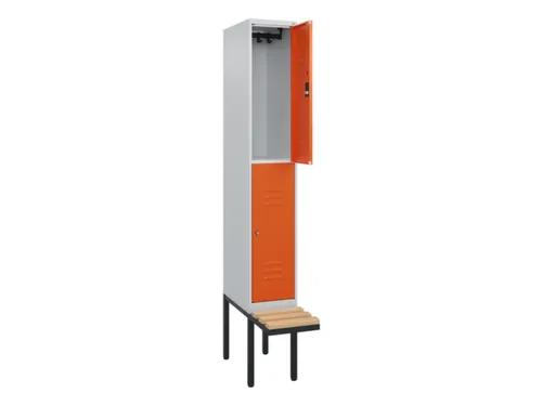 Dubbeldekse dekenkist,HxBxD 2120x300x815mm,1x2vak.,vak B 300mm