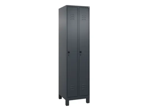 locker,HxBxD 1950x500x500mm,2vak,vak B 250mm,draaigrendel,voeten