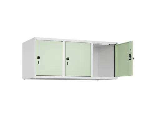 opzetkast,v. locker,3vak.,vak B 400mm,HxBxD 500x1200x500mm