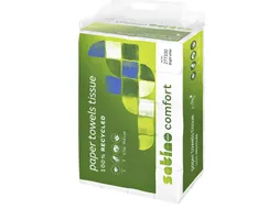 Handdoek Satino Comfort PT2 z-vouw 2-laags 20,6x24cm wit 277330