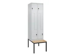 Z-garderobekast,HxBxD 2120x600x815mm,2vak,vak B 300mm,draaigrendel