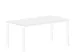 In hoogte verstelbaar bureau,HxBxD 720-840x1600x800mm,Bl-wit