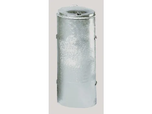 Afvalverzamelaar 70 Liter HxØ 900x450mm Met Deur Staal Verzinkt