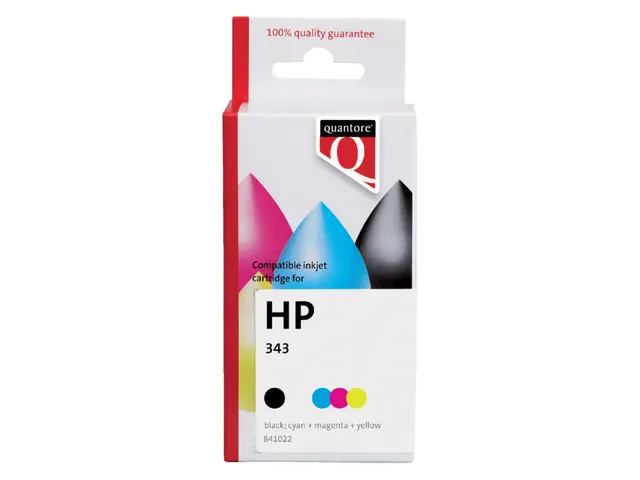 Cartouche d’encre Quantore pour HP C8766EE 343 3 couleurs