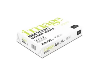 Image Recycled Kopieerpapier A4 80 Gram Bright White Voordeelbundel - 3