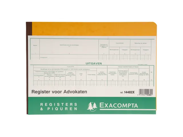 Register 27x38 Advokaten 80 blz