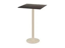 statafel,HxBxD 1090x700x700mm,rechthoekig,schotelvoet zandkleuren