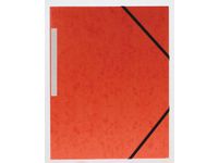 Elastomap A4 24x32cm Oranje Met Rugetiket karton