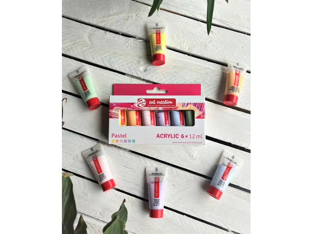 Acrylverf Talens Art Creation pastel assorti 6 tubes à 12ml