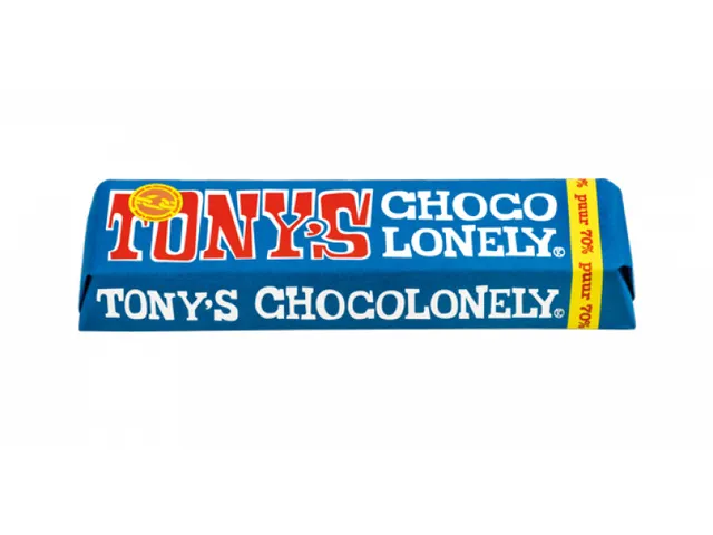 Chocolade Tony's Chocolonely reep 50gr puur