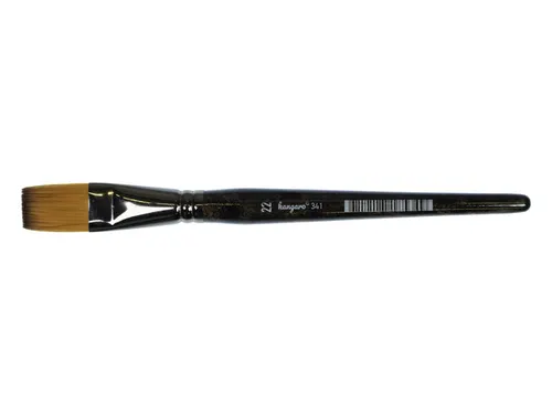 Penseel Kangaro Serie 341 plat Nr. 22 synthetisch doos 6 stuks