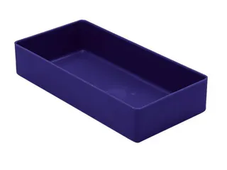 Inzetbak HxLxB 40x198x99mm Polystyreen Blauw 50 stuks - 1