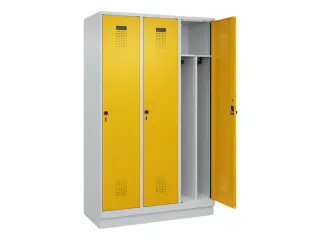 locker voor scheiding van kleding,HxBxD 1950x1200x500mm,3vak - 1