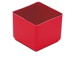 Inzetbak HxLxB 40x49x49mm Polystyreen Rood 50 stuks