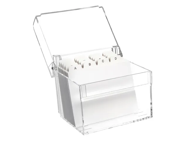 Kaartenbak Maul A7 + Index Acryl Glashelder