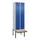 locker met bank,HxBxD 2120x600x815mm,2vak,vak B 300mm,draaigrendel