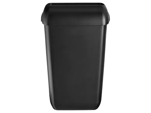 Afvalbak Quartzline open inworp 43 liter zwart 441454