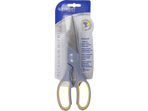 Huishoudschaar Westcott 210mm met softgrip titanium