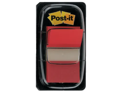 Indextabs 3M Post-it 680 25.4x43.2mm rood