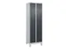 locker voor scheiding van kleding,HxBxD 1950x600x500mm,2vak