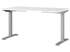 Elektrisch ihv bureau,HxBxD 720-1200x1400x800mm,blad wit