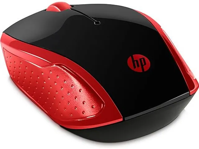HP 200 Draadloze muis optisch Zwart/ Rood