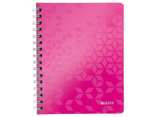 Leitz Schrift WOW A4 Gelijnd Roze